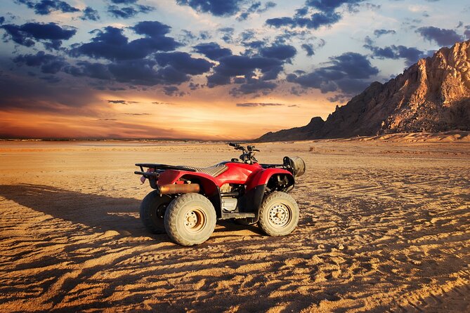 67 Quad bike sunset tour at Tuwailat uady - Image 1