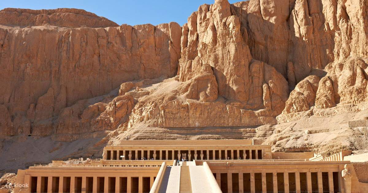 LuxorValleyofKings,Hatshepsut,ColossiPrivateDayTour-Klook Full day luxor , east & west luxor ( el karnak temple , Hatshepsut temple , valley of kings , colossal memnone - الصورة 1